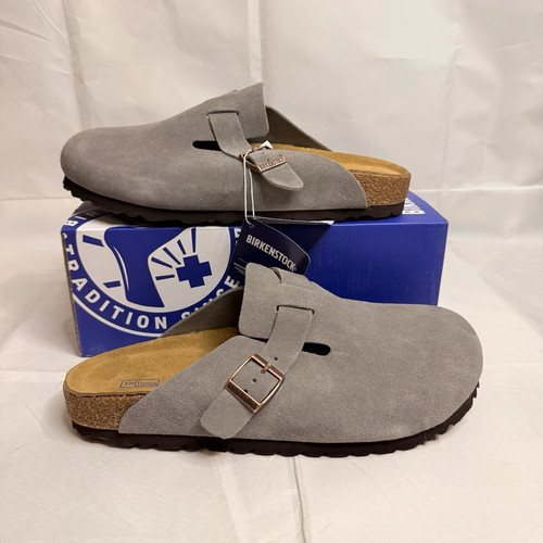 Birkenstock boston clog grey - boston,