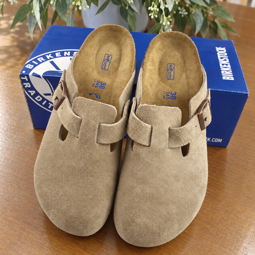 Birkenstock boston suede clogs - boston,